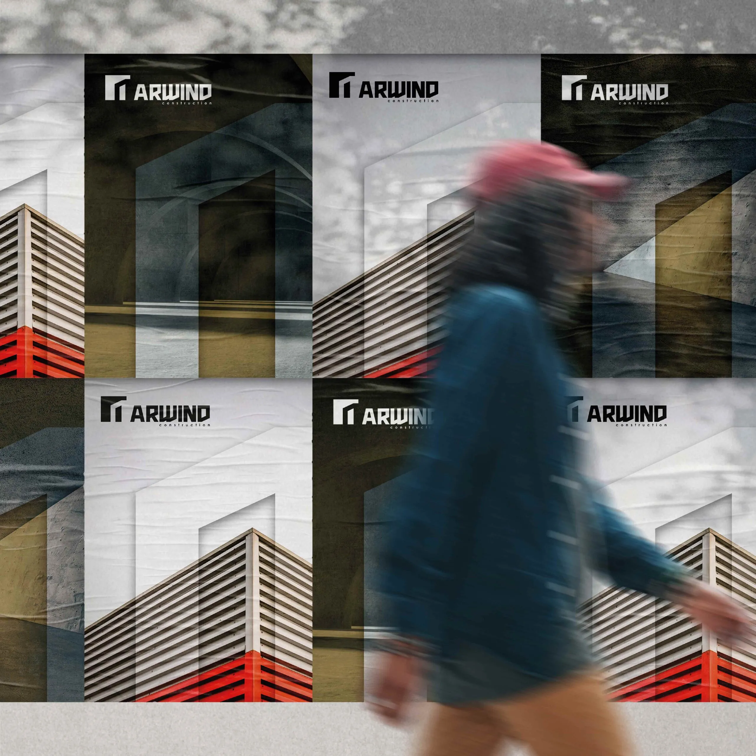 تصميم الهوية البصرية واللوغو لشركة أرويند للتعهدات — صورة 10