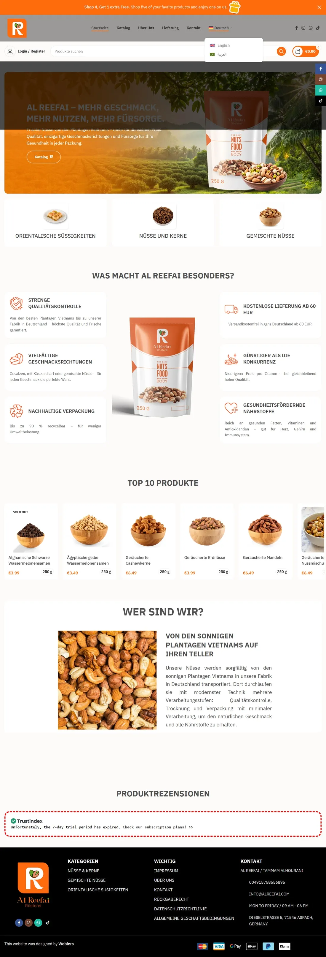 Alreefai — website